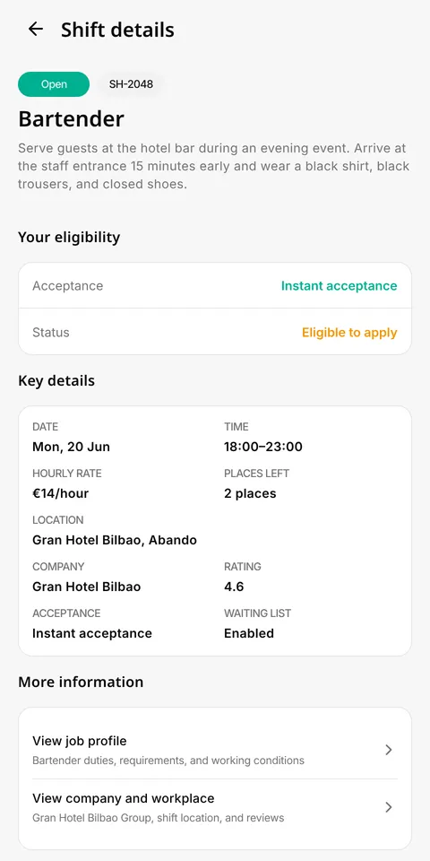 Diseño de la app: conoce las condiciones.